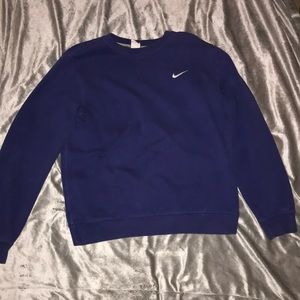 Niki blue crew neck sweatshirt